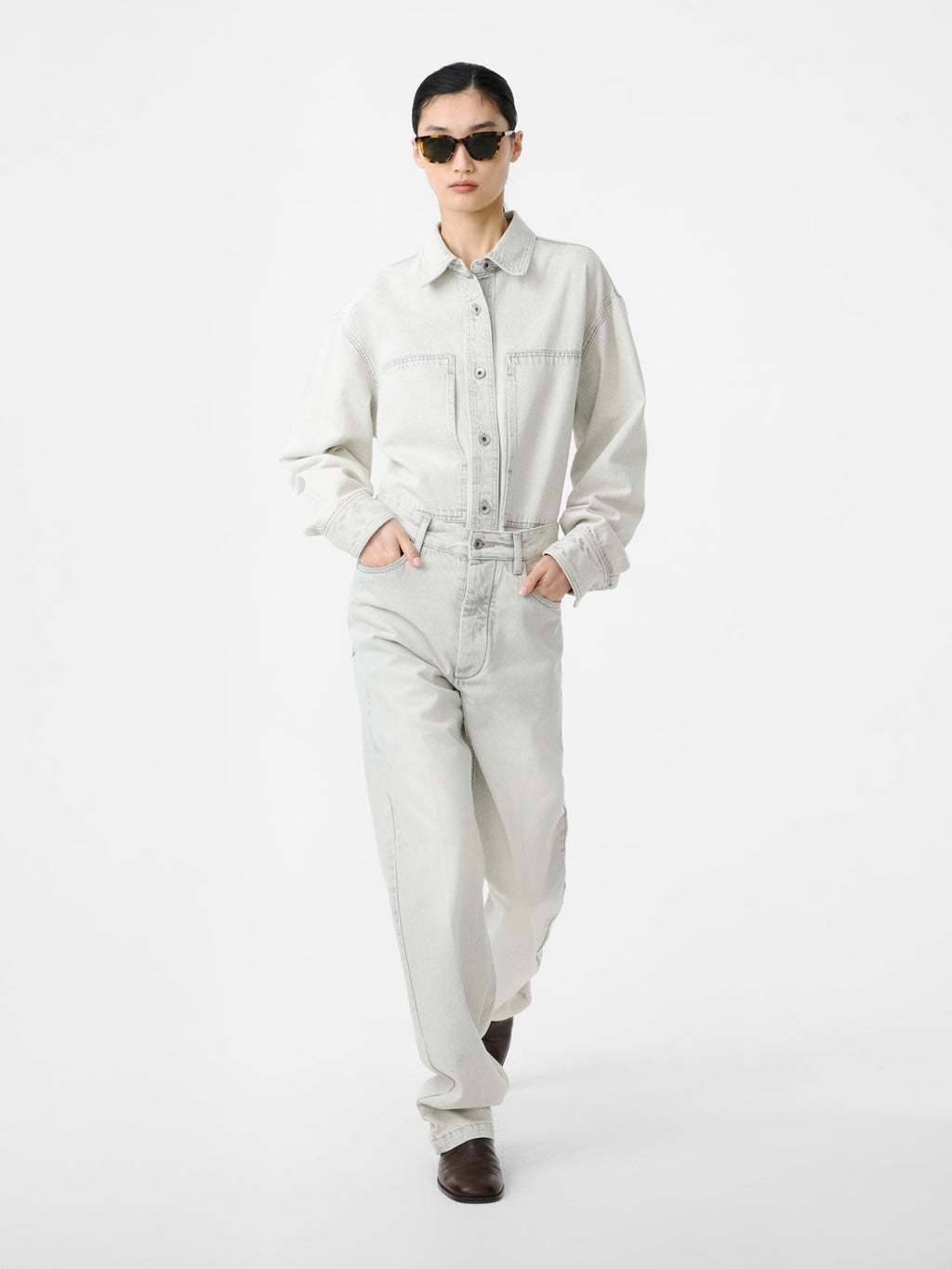 Paso Denim Shirt in Pumice
