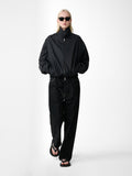 Marylebone Denim Pant in Black / White Weft
