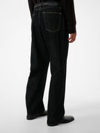 Marylebone Denim Pant in Black / White Weft