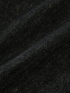 Marylebone Denim Pant in Black / White Weft