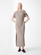 Palaestra Dress in Taupe