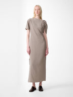 Palaestra Dress in Taupe