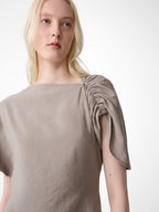 Palaestra Dress in Taupe