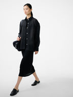 Paso Denim Shirt in Faded Black Wash