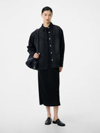 Paso Denim Shirt in Faded Black Wash