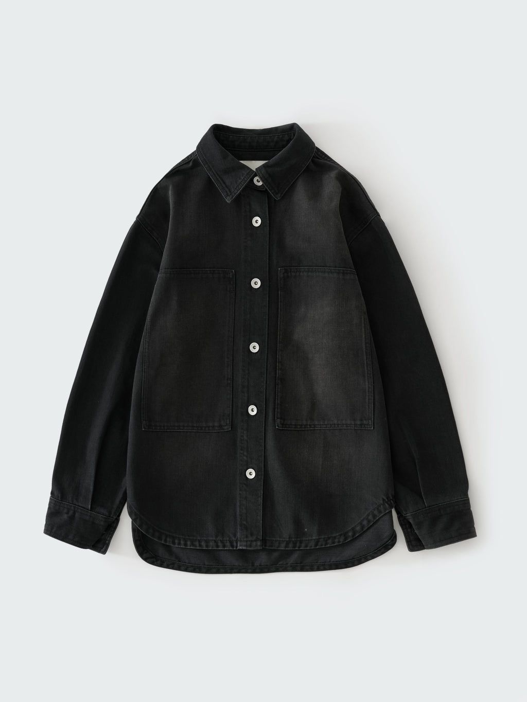 Paso Denim Shirt in Faded Black Wash