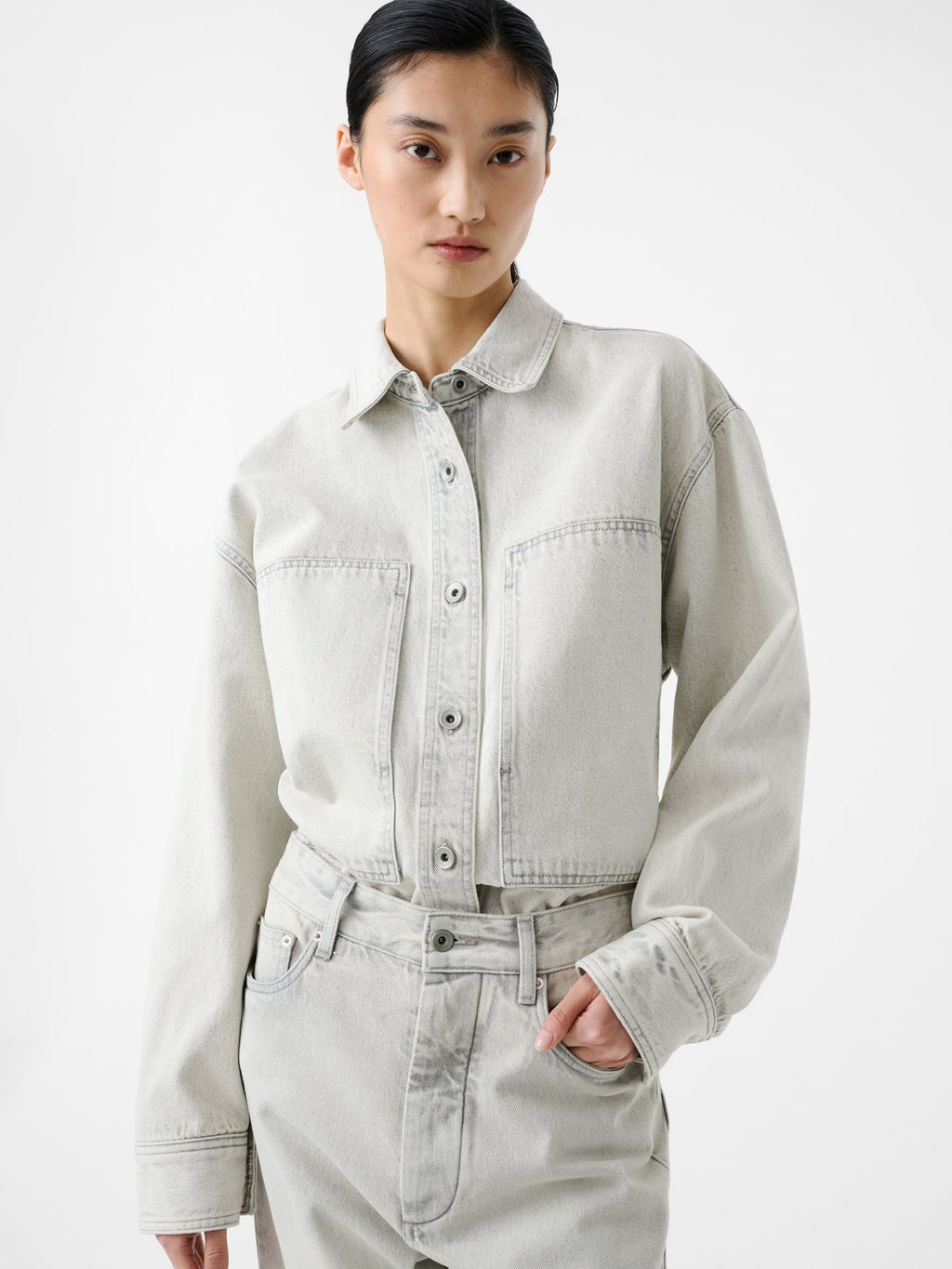 Paso Denim Shirt in Pumice
