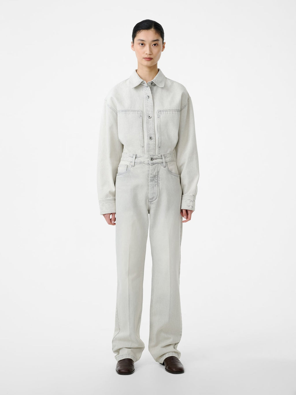 Paso Denim Shirt in Pumice